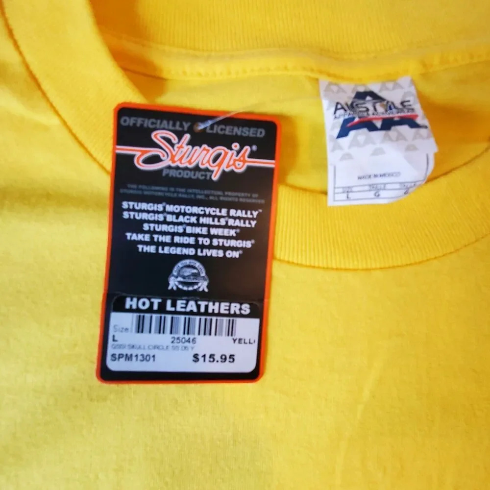 2014 74th Sturgis Motorcycle Rally Bike Week Shirt Black Hills, SD NWT Size L - Picture 4 of 9